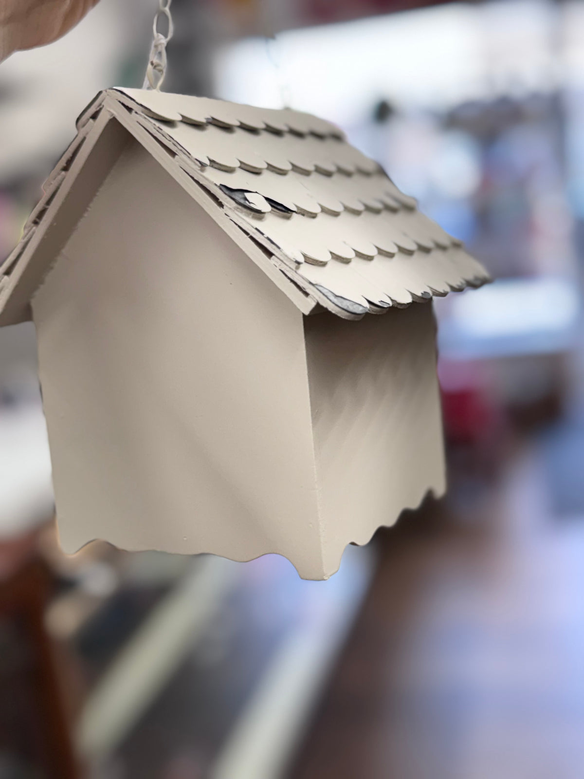 Shabby Chic Hanging Birdhouse