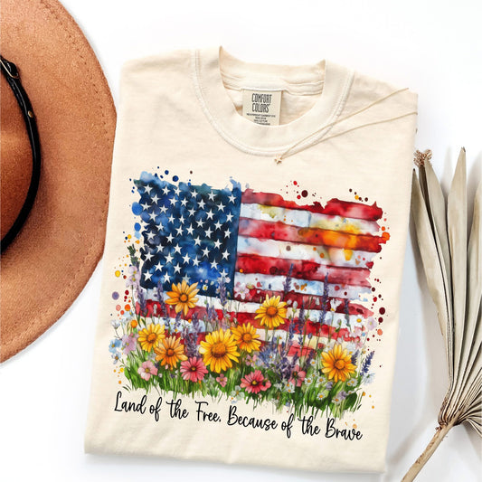 Land of the Free • ADULT Comfort Color T-Shirt