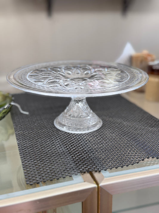 Crystal Glass Cake Stand