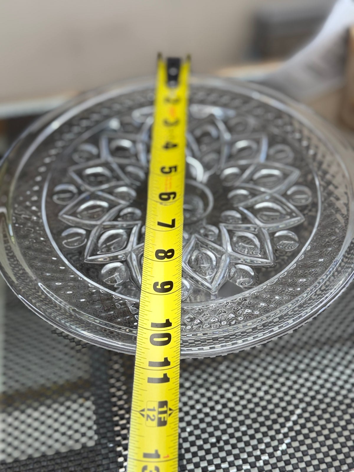 Crystal Glass Cake Stand