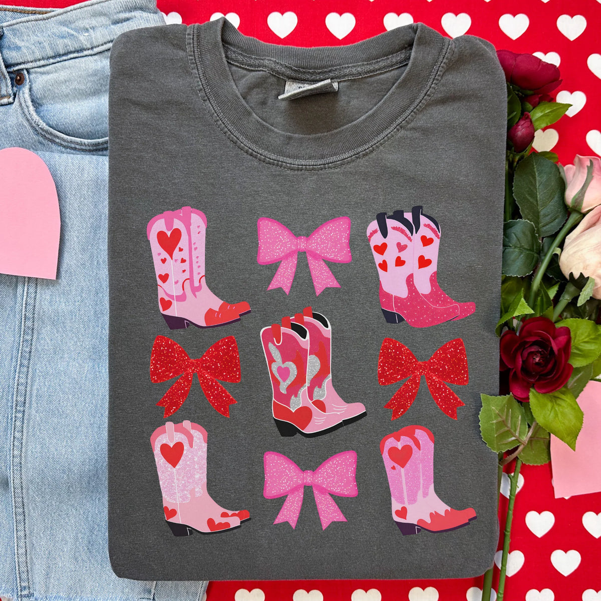 Boots & Bows • ADULT Comfort Color T-Shirt