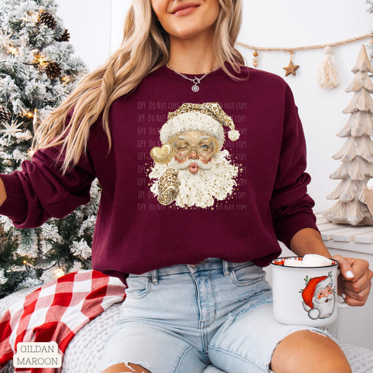 Gold Santa • ADULT CREWNECK