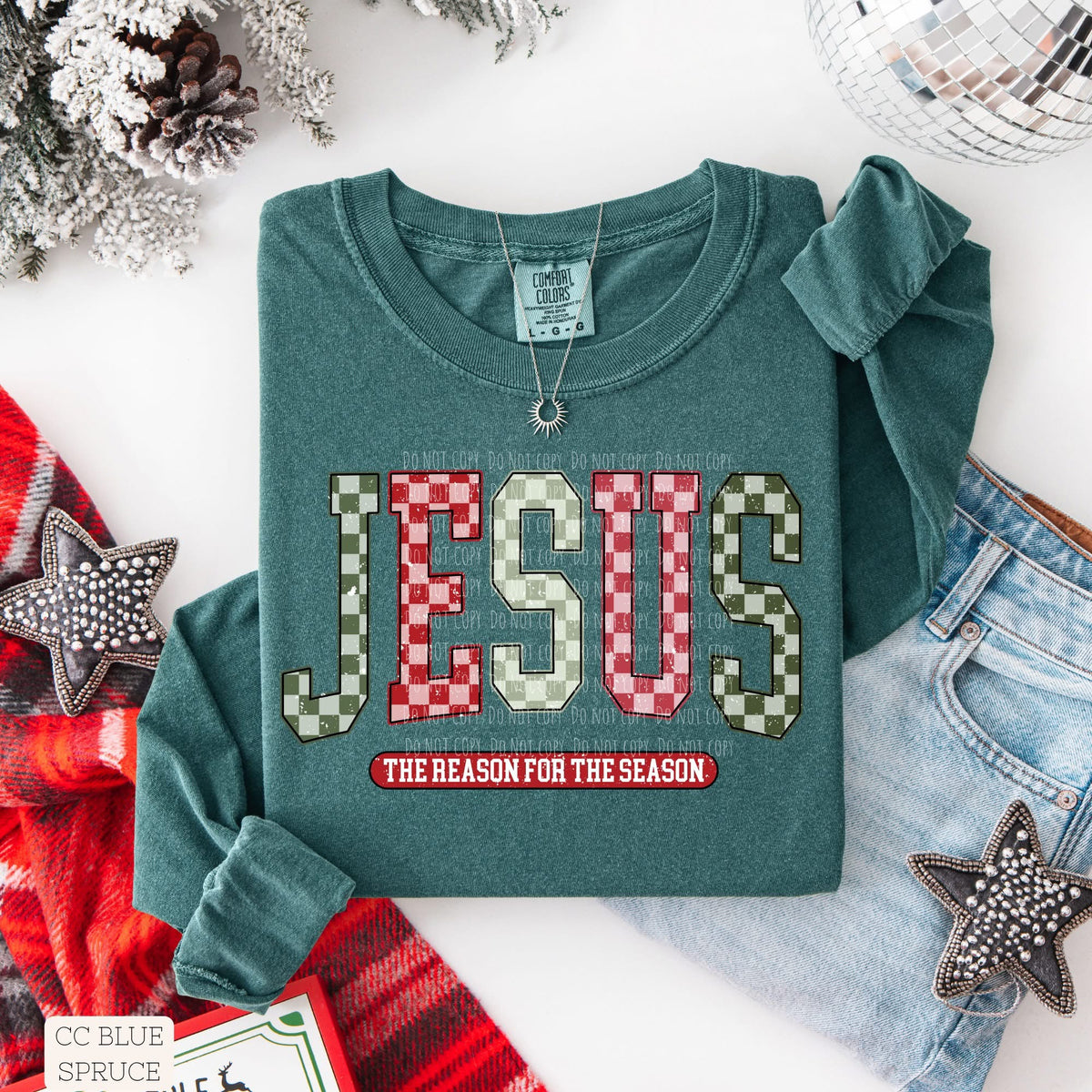 Jesus • ADULT Comfort Color Long Sleeve
