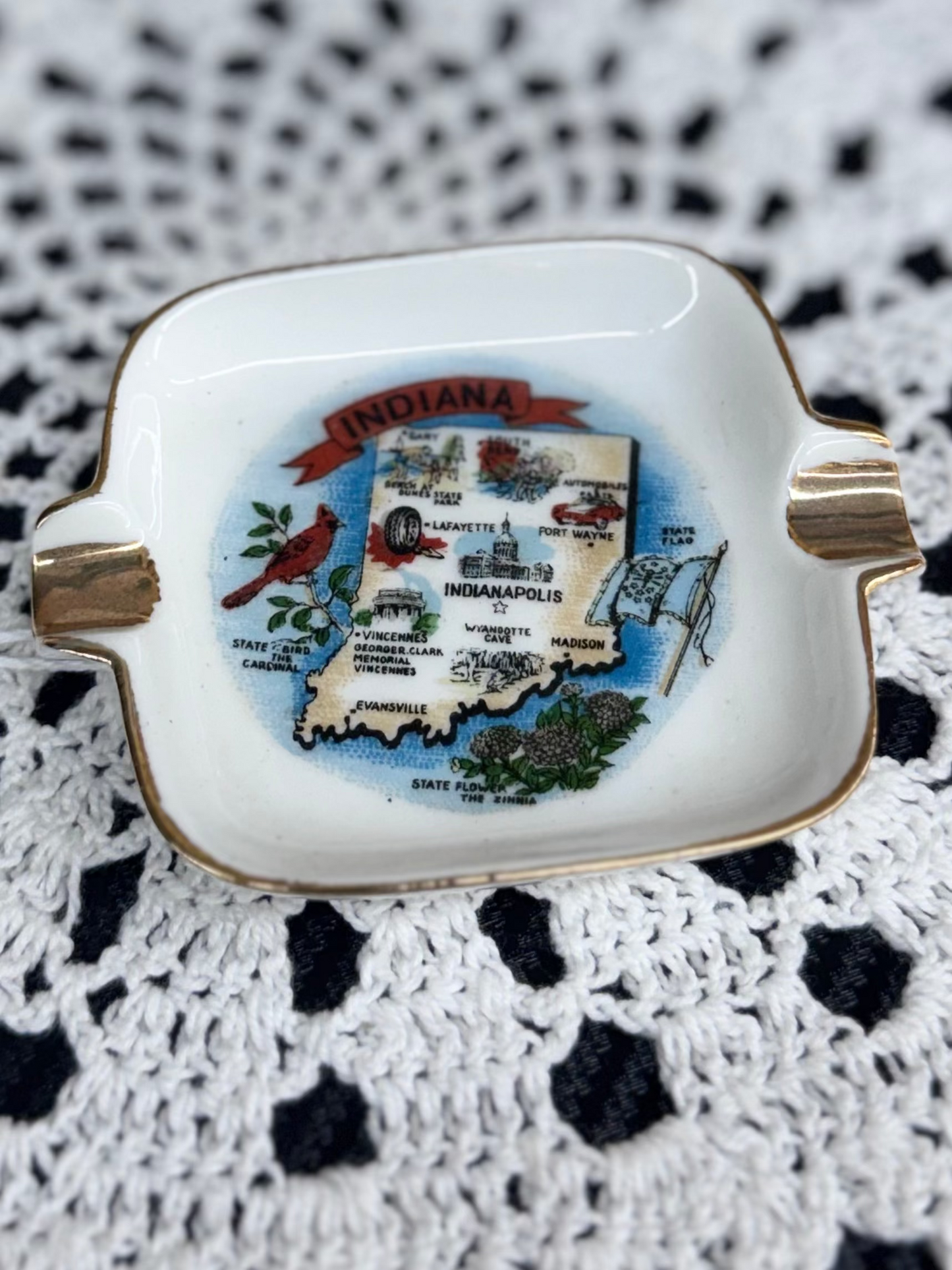 Indiana Souvenir Ashtray