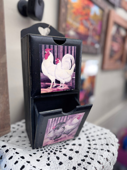 Rooster Cubby Cabinet