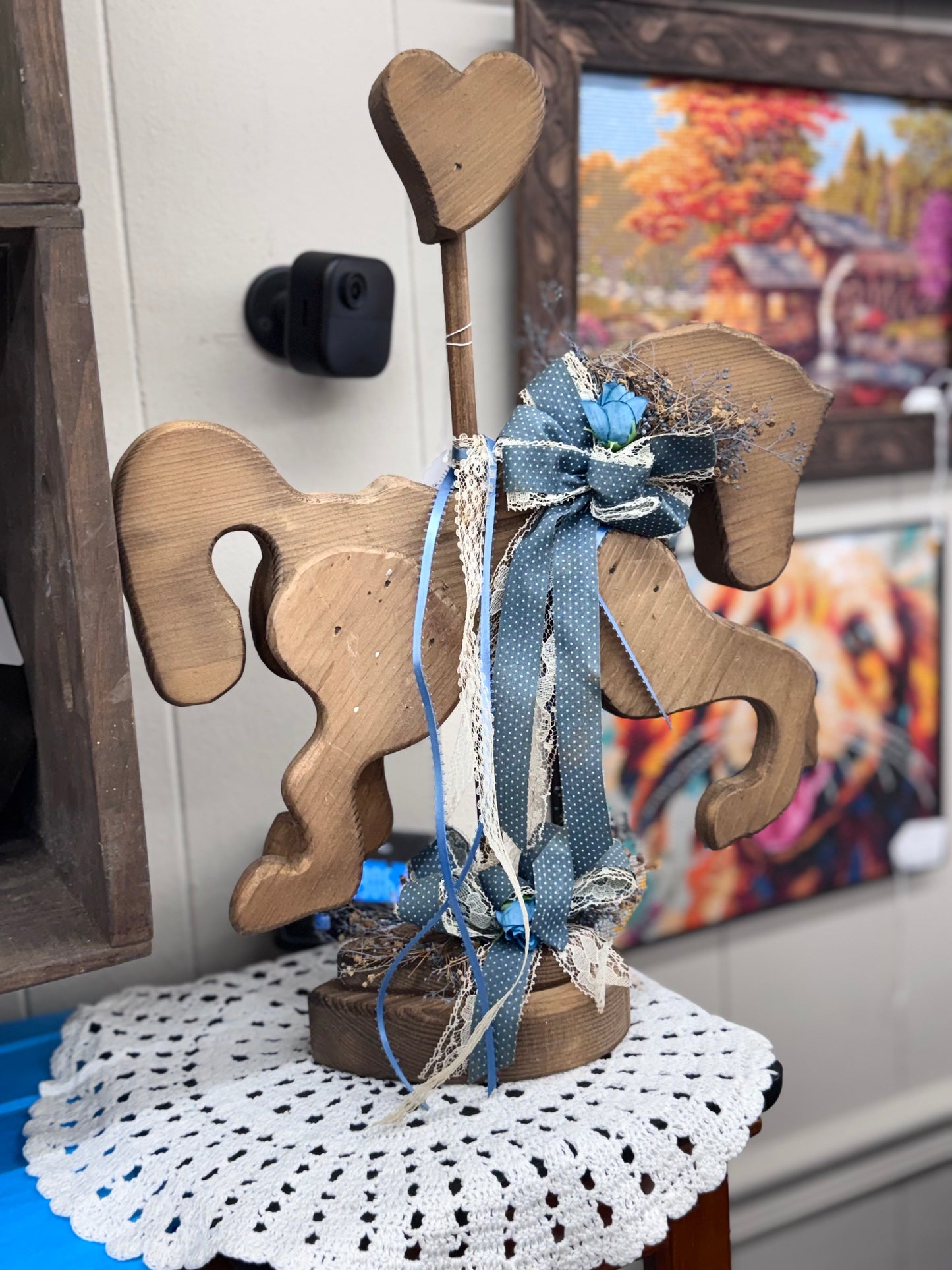 Wooden Carousel Horse