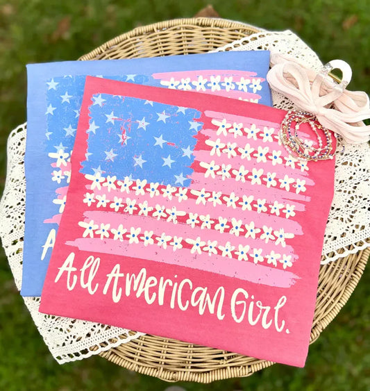 All American Girl  • ADULT Comfort Color T-Shirt