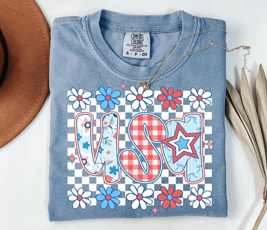 Preppy USA  • ADULT Comfort Color T-Shirt