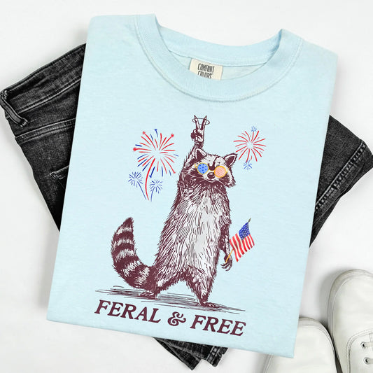 Feral and Free  • ADULT Comfort Color T-Shirt