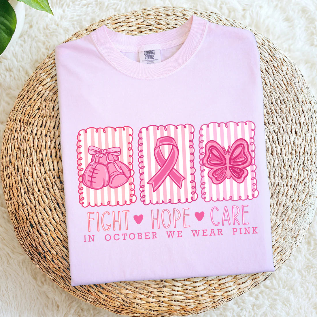 Fight Hope Care Frames  • ADULT Comfort Color T-Shirt