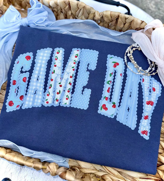 Game Day Lace  • ADULT Comfort Color T-Shirt