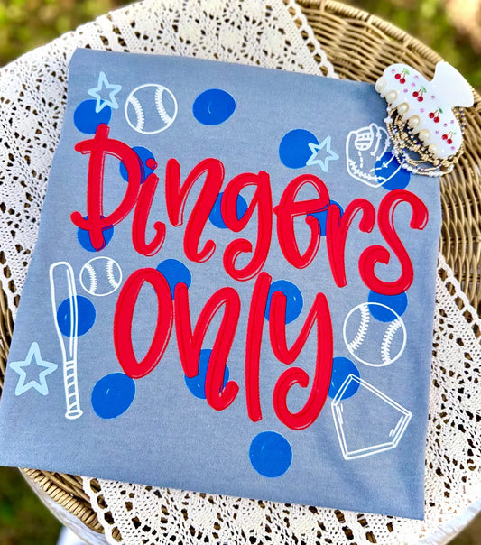 Dingers Only  • ADULT Comfort Color T-Shirt