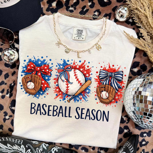 Baseball Season  • ADULT Comfort Color T-Shirt