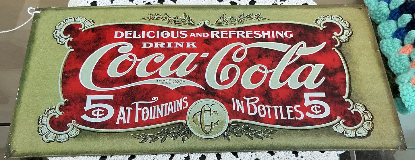 Coca Cola Tin Sign
