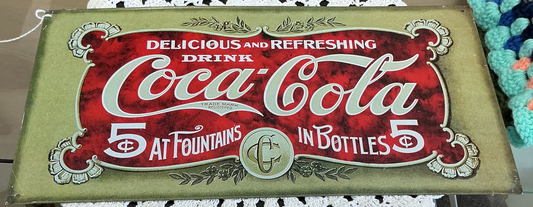 Coca Cola Tin Sign
