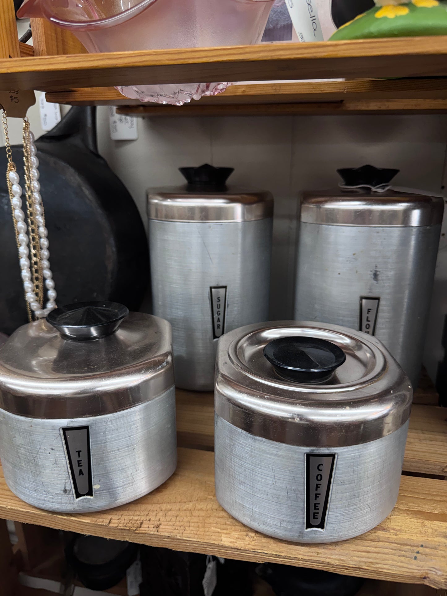(4) Aluminum Canisters